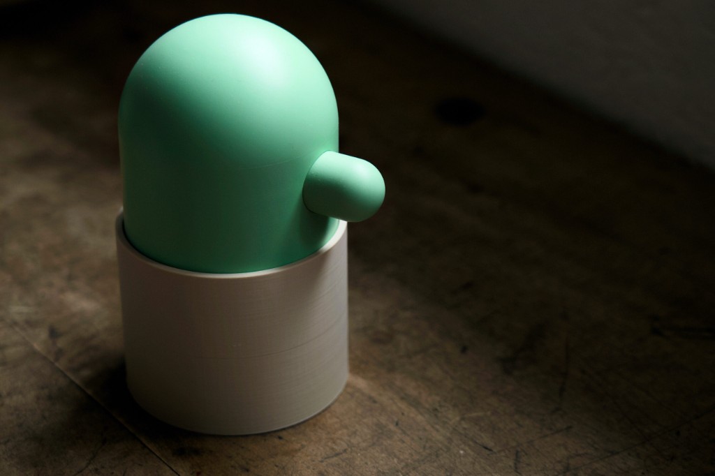 Pièce 3D bicolore vert menthe