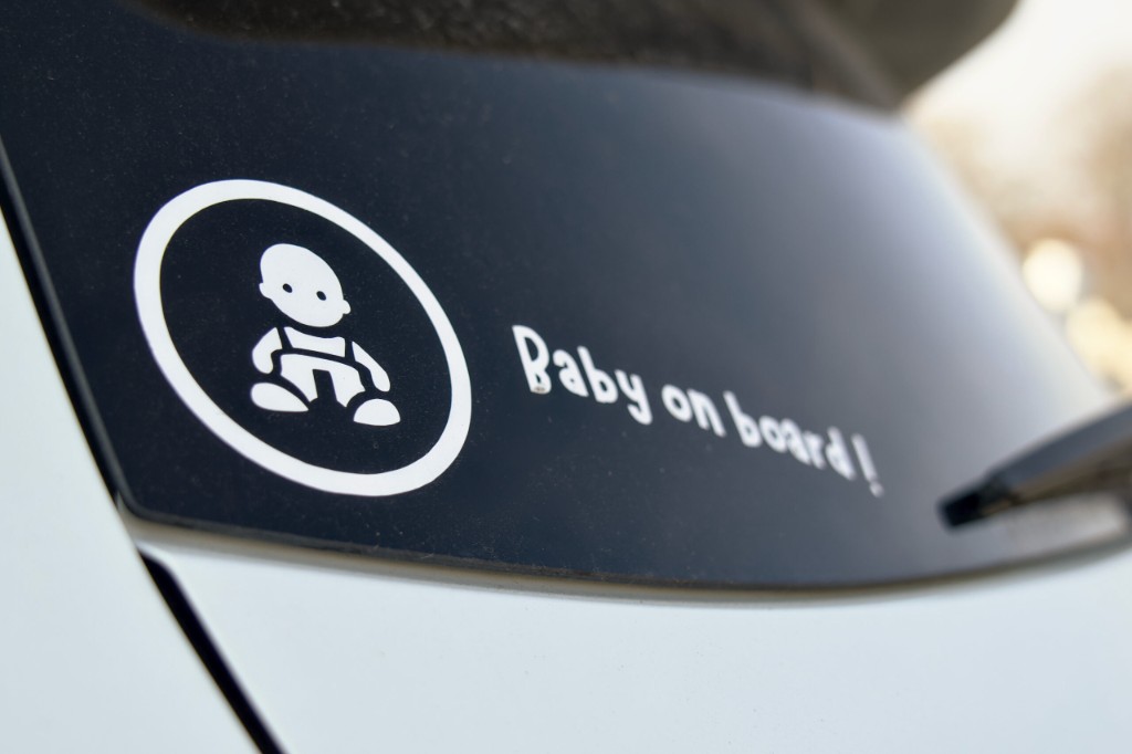 Sticker voiture — Baby on board